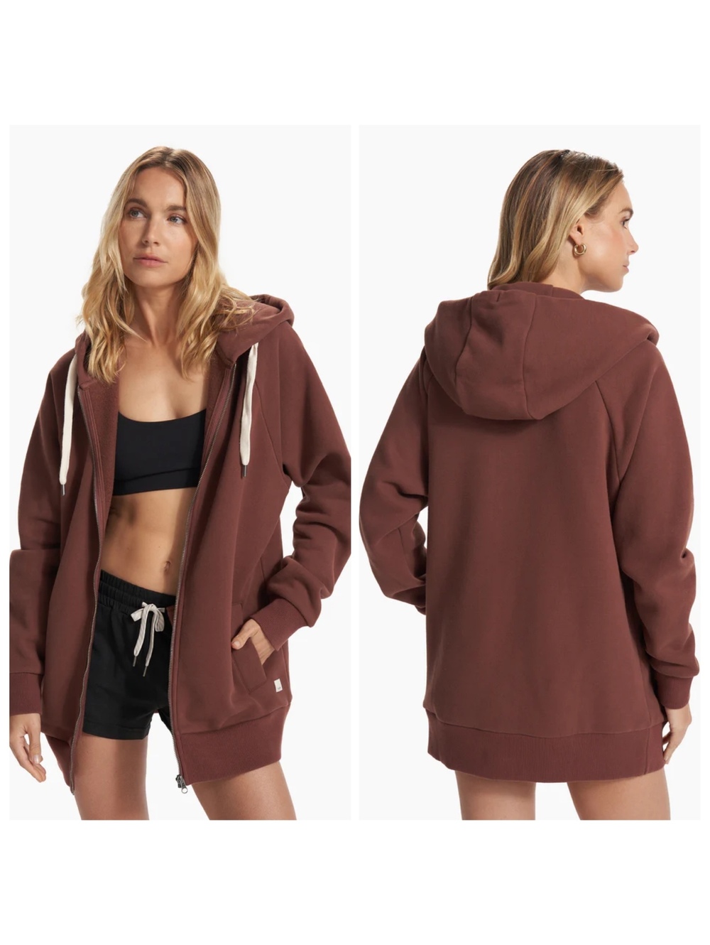 Vuori Women’s Restore Full Zip Hoodie Sz. XS EUC